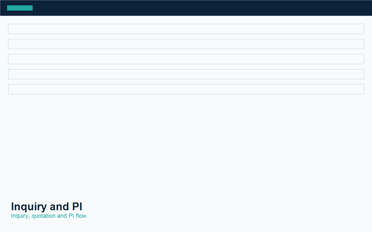 Inquiry / Quotation placeholder screenshot